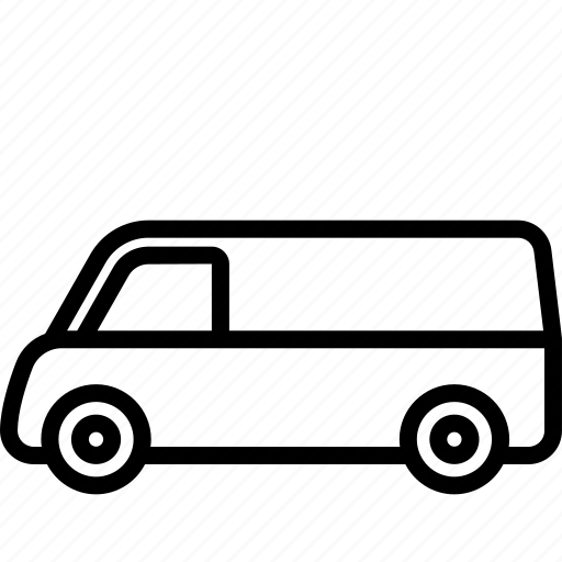 Automobile, car, delivery, transport, transportation, van, vehicle icon - Download on Iconfinder