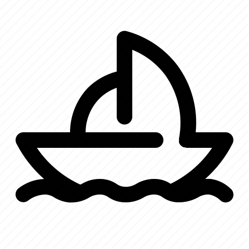 Sailboat, yacht, transportation, drive, vehicle, transport, automobile icon - Download on Iconfinder