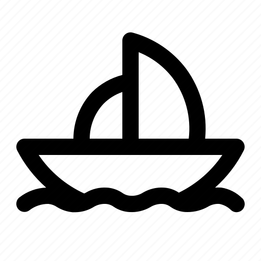 Sailboat, ship, vehicle, car, drive, transportation, ride icon - Download on Iconfinder