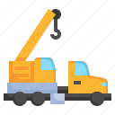 crane, truck, tow, breakdown, construction, tools