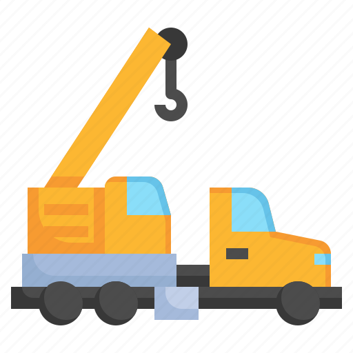 Crane, truck, tow, breakdown, construction, tools icon - Download on Iconfinder