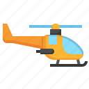 helicopter, chopper, aircraft, flight, transportation