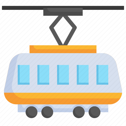 Tram, public, transport, transportation, automobile, vehicle icon - Download on Iconfinder