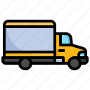 truck, cargo, delivery, deliver, vehicle