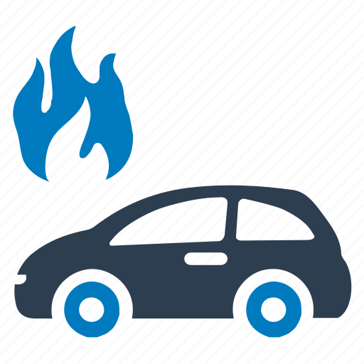 Auto insurance, car insurance, fire insurance, flame, vehicle icon - Download on Iconfinder