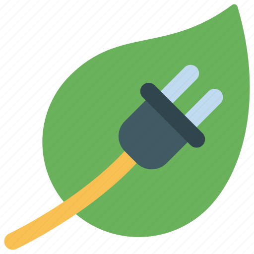 Eco, plug, energy, leaf, economical icon - Download on Iconfinder