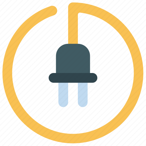 Plug, cycle, energy, plugged, in icon - Download on Iconfinder