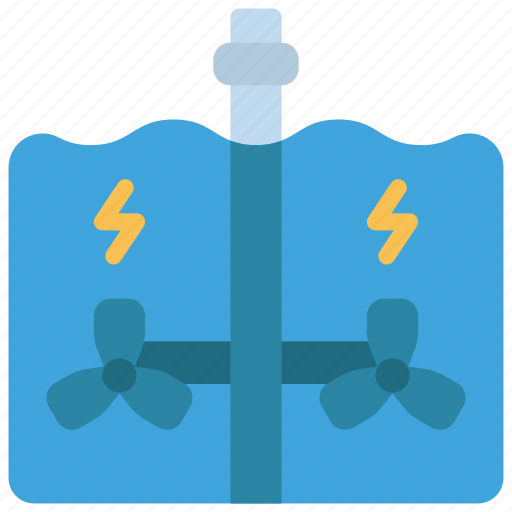 Tidal, power, energy, water, current icon - Download on Iconfinder