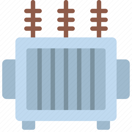 Transformer, energy, substation, electric, machine icon - Download on Iconfinder