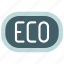 eco, button, parts, transport, economical 