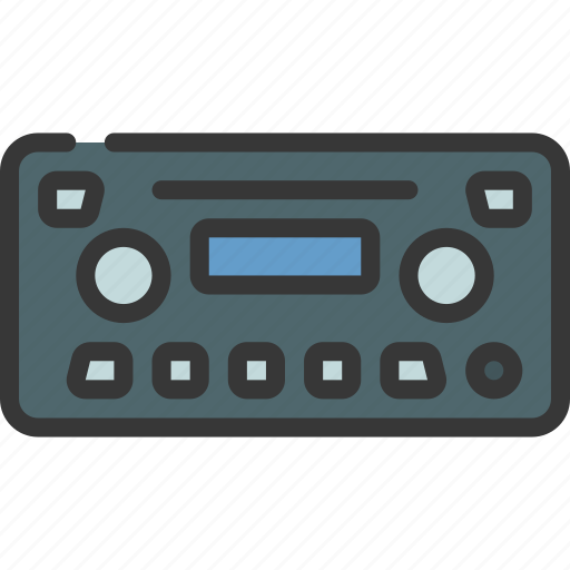 Car, radio, parts, transport, audio icon - Download on Iconfinder