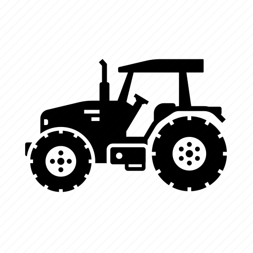 Vehicle, side, view, tractor, farm, farming, agriculture icon - Download on Iconfinder