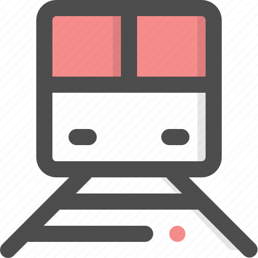 Rails, street, train, transport, transportation, travel, travelling icon - Download on Iconfinder
