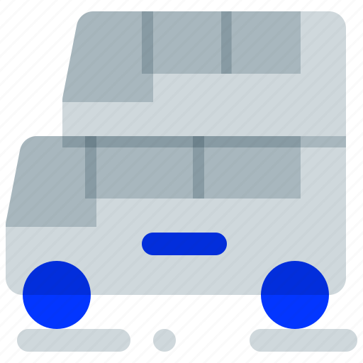 Bus, double decker bus, england, level, london, transportation, travel icon - Download on Iconfinder