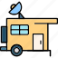 caravan, transportation, vehicle, camping, campsite 