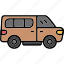 minivan, bus, isolated, mini, minibus, transport 