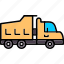 truck, delivery, logistics, semi, trailer 