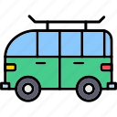 van, automobile, bus, minivan, transport