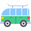 van, automobile, bus, minivan, transport