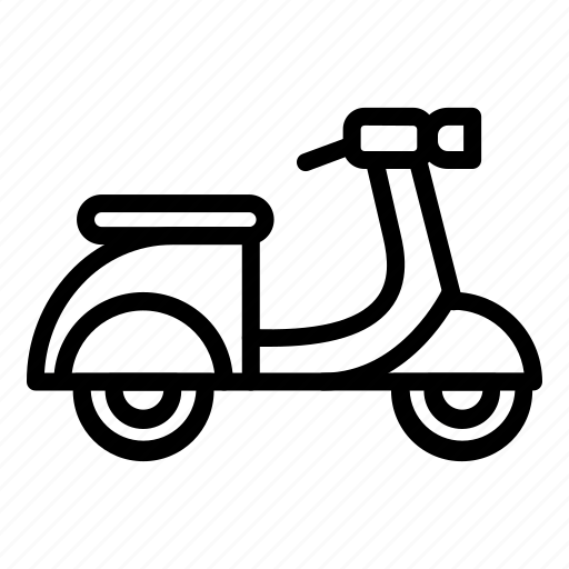 Bike, motorbike, scooter, vehicle, vespa icon - Download on Iconfinder