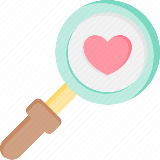 Search, love, valentine, heart, romance icon - Download on Iconfinder