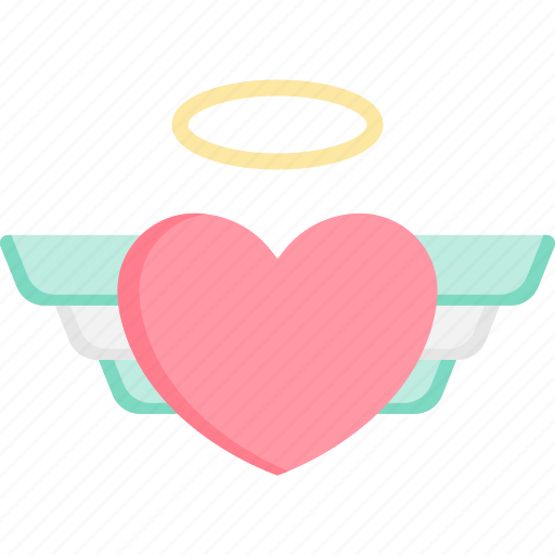 Wing, love, heart, romantic, romance icon - Download on Iconfinder