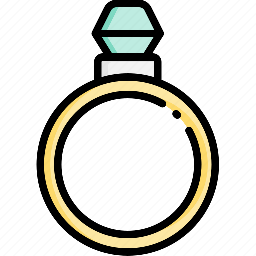 Ring, engagement, diamond, wedding, fashion icon - Download on Iconfinder