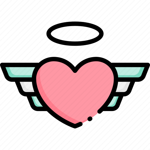 Wing, love, heart, romantic, romance icon - Download on Iconfinder