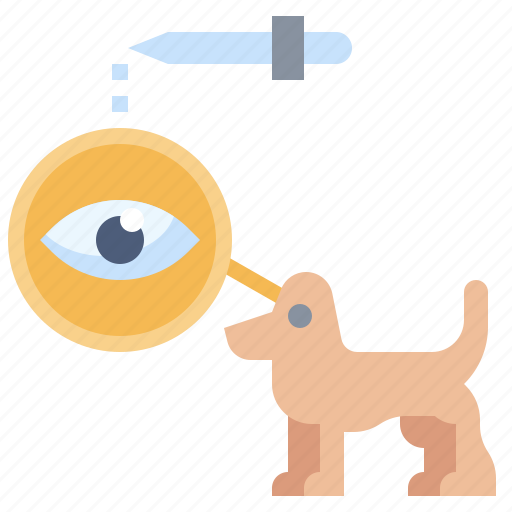 Animal, animals, care, clean, dog, eye icon - Download on Iconfinder