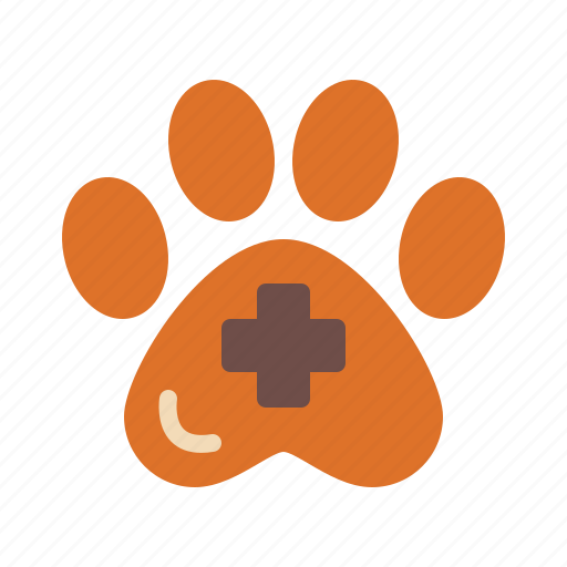 Paw, animal, bear, vet, veterinary, veterinarian icon - Download on Iconfinder