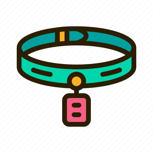 Pet, collar, necklace, tracker, gps icon - Download on Iconfinder