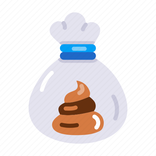 Poop bag, dog waste, animal poop, animal waste, pet waste icon - Download on Iconfinder