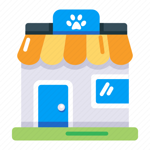 Animal shop, pet shop, pet store, pet outlet, veterinary store icon - Download on Iconfinder