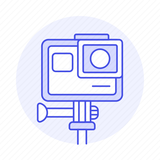 Cam, camera, gopro, holder, stand, video icon - Download on Iconfinder