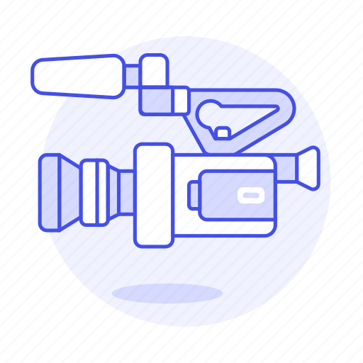 Microphone, digital, camcorder, video, out, professional, camera icon - Download on Iconfinder