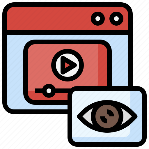 Eye, page, video, view, views icon - Download on Iconfinder