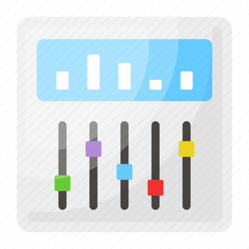 Vlogging, video editing, preferences, parameters, sound, control icon - Download on Iconfinder