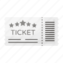 ticket, show, movie, theater, cinema, pass