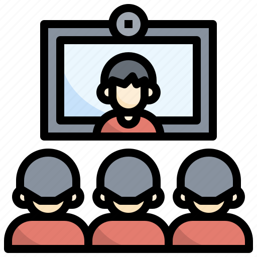 Meeting, video, conference, call, communications, online icon - Download on Iconfinder