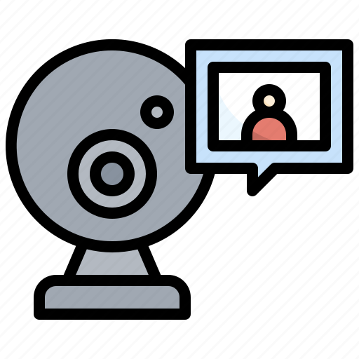 Webcam, video, conference, call, communications, user icon - Download on Iconfinder