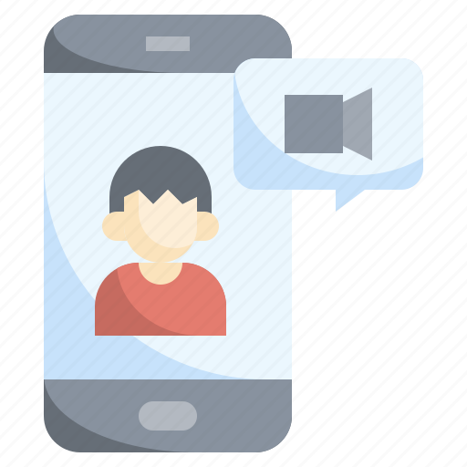 Facetime, video, call, smartphone, communications, conference icon - Download on Iconfinder