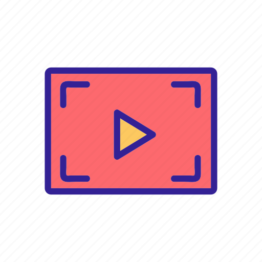 Cut, edit, editing, file, outline, processing, video icon - Download on Iconfinder