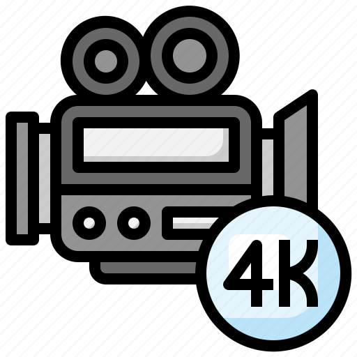 High, definition, video, camera, cinema, player, multimedia icon - Download on Iconfinder