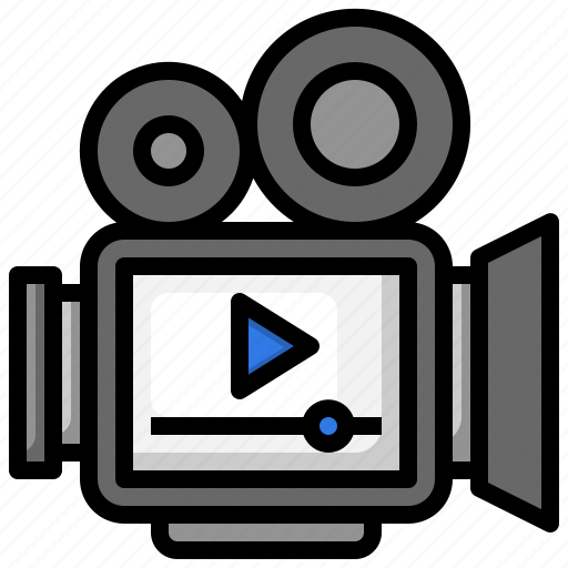 Video, camera, cinema, movie, entertainment, technology icon - Download on Iconfinder