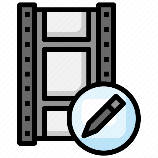 Video, creator, editing, script, writing icon - Download on Iconfinder