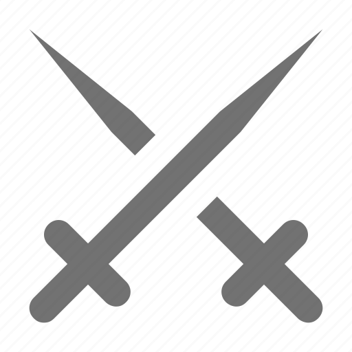 Crossguard swords, medieval blade, medieval swords, swords, two swords icon - Download on Iconfinder