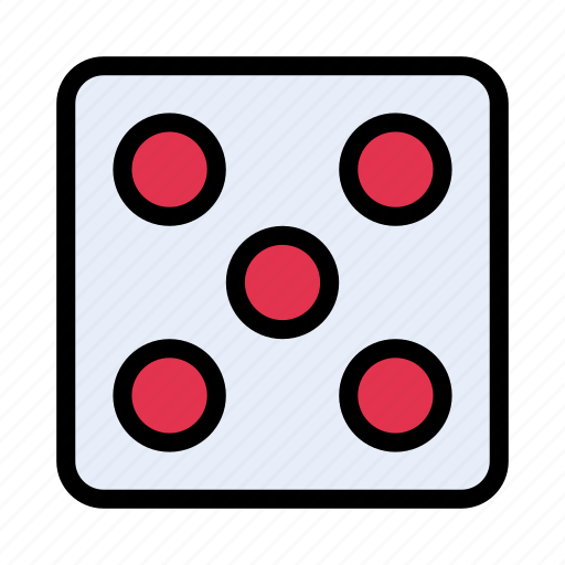 Dice, five, game, ludo, play icon - Download on Iconfinder