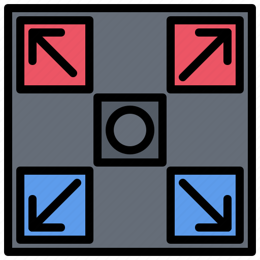 Dance, arrow, arcade, machine, game, video icon - Download on Iconfinder