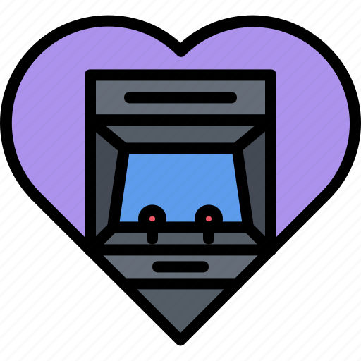 Arcade, machine, love, heart, game, video icon - Download on Iconfinder