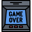 game, over, arcade, machine, video 